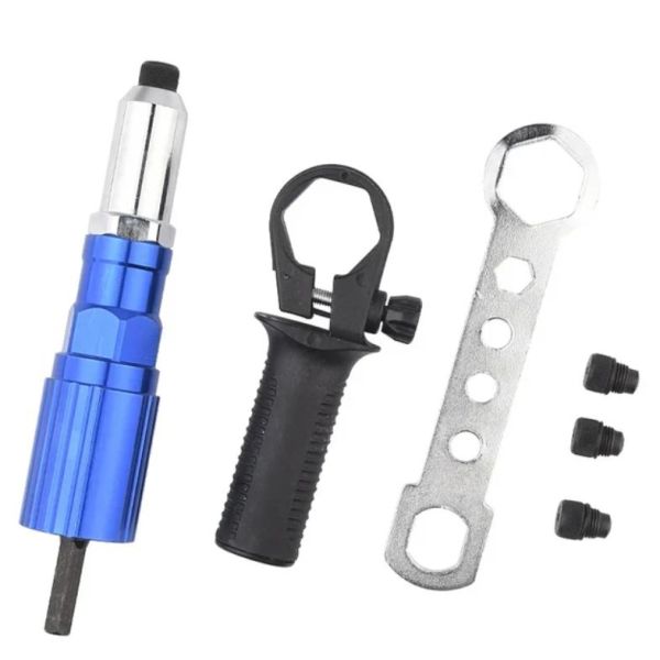 Заклепочник для заклёпок, на дрель, гайковерт, шурик, Baolian, адаптер