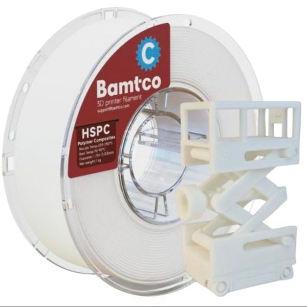 3D пластик Композиты Bamtco HSPC нить 1,75мм. 1кг. White