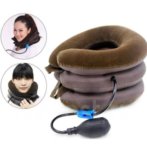 Тройная ортопедическая подушка(надувной воротник для шеи)