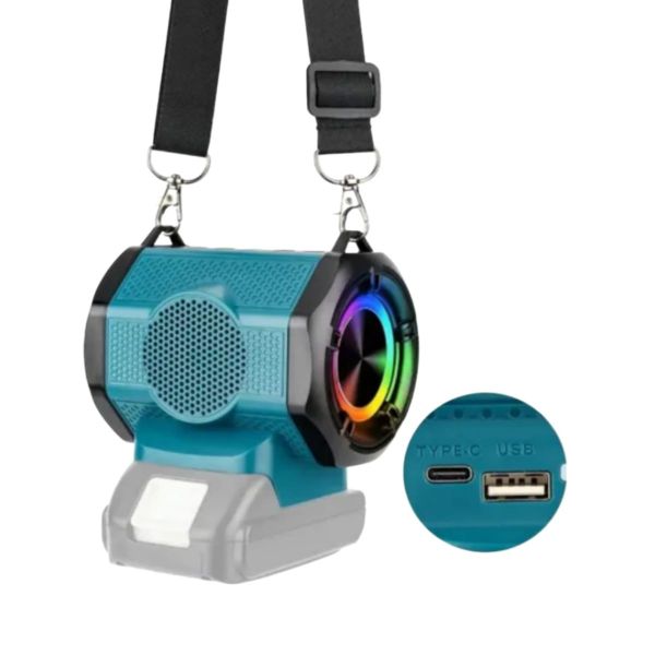 Портативная беспроводная колонка Bluetooth от АКБ Макита 18V, BL