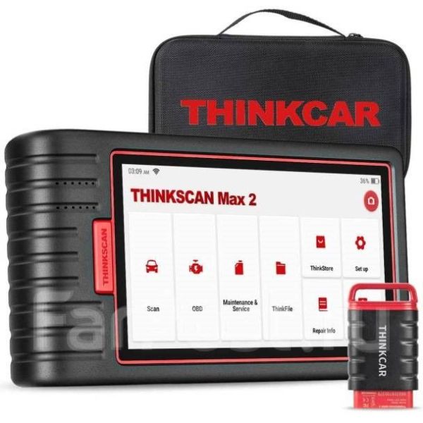 Диагностический сканер,автосканер лаунч Thinkscan Max 2,русский NO IP