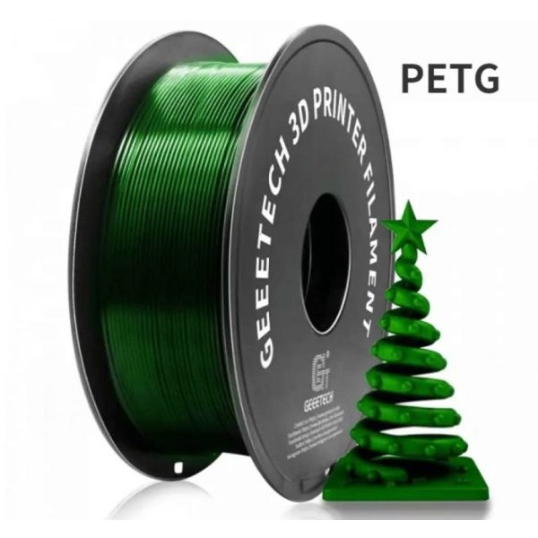 Пластик для 3D принтера Geeetech PETG 1,75. 1кг. Зелёный