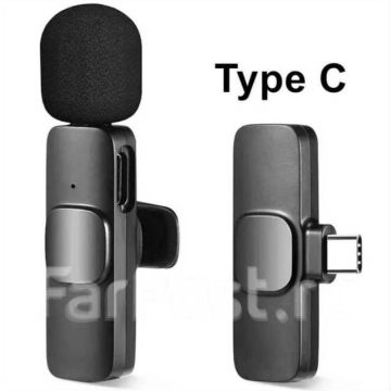 Беспроводной петличный микрофон, петличка для Android Type-C ТЕМ