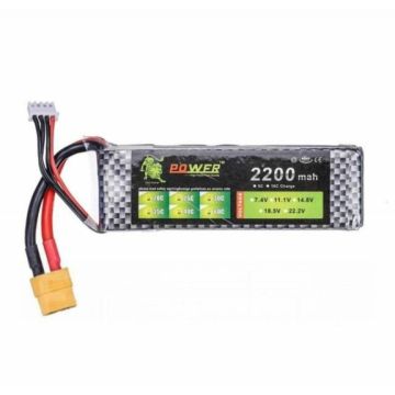 Аккумулятор Lipo 2200mAh 3Sion Power 11.1V,30C для дрона квадрокоптера