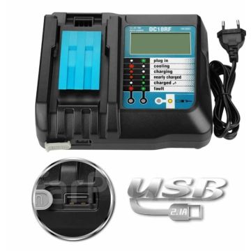 Зарядное устройство для аккумулятора Makota 18W BL1850B,BL1860B,BL1830