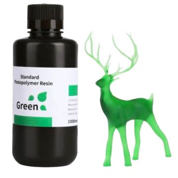 УФ Смола для 3D принтера Elegoo Standard 2.0 Green 1000г