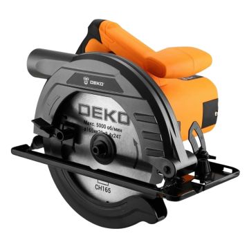 Дисковая циркулярная пила DEKO 1100Вт. 165мм
