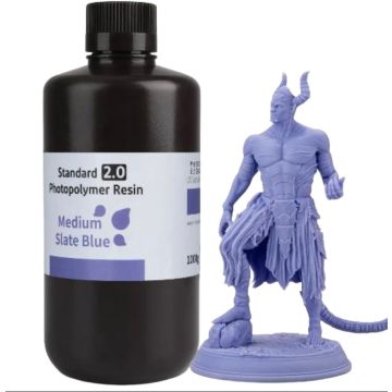 УФ Смола для 3D принтера Elegoo Standard 2.0 medium slate blue 1кг