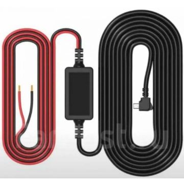 Кабель прямого подключения видеогистратора 3.2 метра, 12-5В, Micro USB
