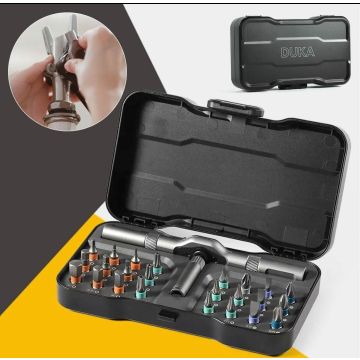 Реверсивная отвёртка с набором бит Atuman Duka RS1