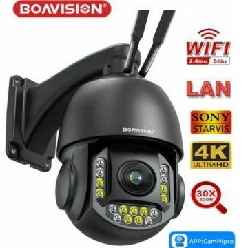 Камера видеонаблюдения WI-FI 8MP, ZOOM зум Х30, поворотная Boavision