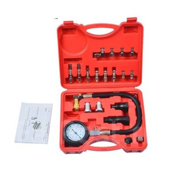 Компрессометр дизельный, комплект 18 насадок,для дизеля, для двигателя