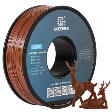 Пластик для 3D принтера Geeetech ABS + нить 1,75мм. 1кг. Brown