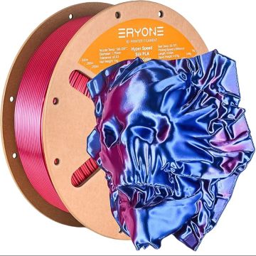3D пластик Eryone PLA Шёлковая нить 1,75мм. 1кг Blue Red