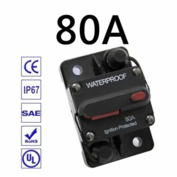 Предохранитель для электромотора 80А выключатель массы