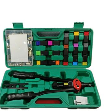 Заклёпочник резьбовой двуручный, набор в кейсе