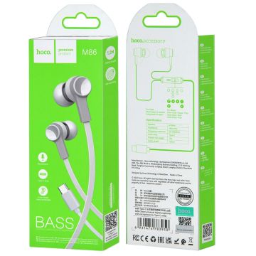 Наушники Hoco M86 Type-C, проводные