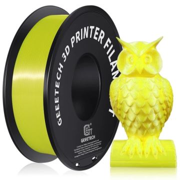 3D пластик для печати Geeetech PLA Silk нить 1,75мм. 1кг. Yellow
