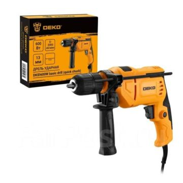 Дрель ударная электрическая DECO DKID600W,600w