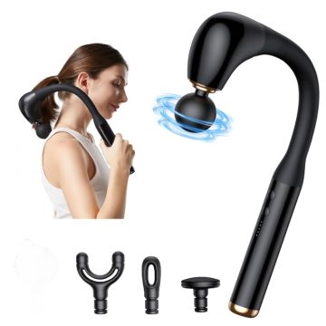 Массажёр пистолет ручной, перкуссионный для спины плеч шеи GB-868