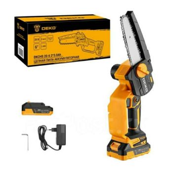 Пила цепная , сучкорез аккумуляторный Deco DKchs 20-6