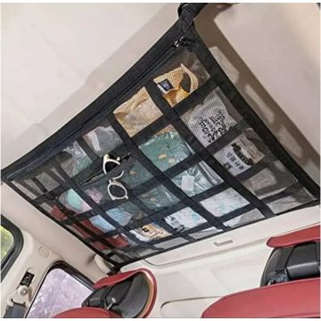 Сетка органайзер потолочный для багажа в автомобиль 80x53см