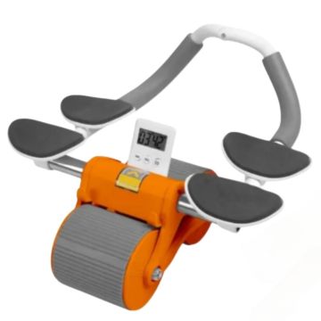 Тренажер роликовый, эспандер с возвратным механизмом ZR-818