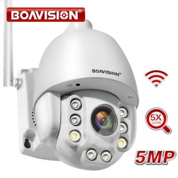Камера видеонаблюдения BOAVISION 5MP zom x5 Wifi,поворотная,уличная