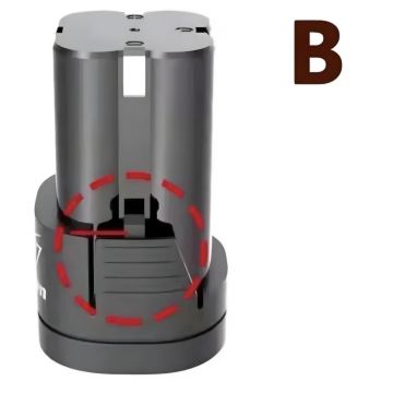 Аккумулятор для шуруповерта тип В, 16.8V, 1,5ah низкий борт