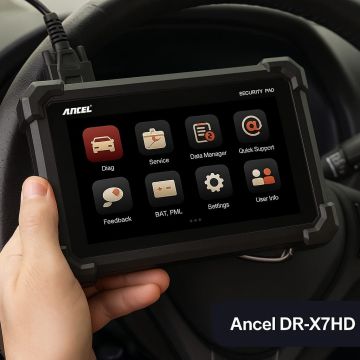 Сканер для грузовиков и спецтехники. диагностический Ancel DR-X7HD