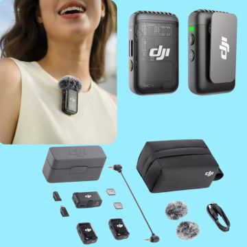 Беспроводной микрофон DJI Mic 2, (2 TX + 1 RX + Зарядный футляр)
