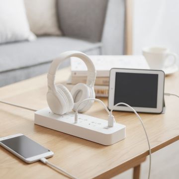 Удлинитель Xiaomi Power Strip (4 розетки, 3 USB) (Mjswskcxb-01QM)