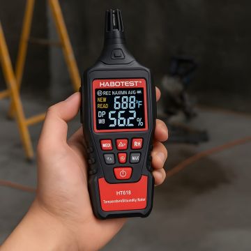 Habotest HT618 цифровой гигрометр измеритель температуры влажности