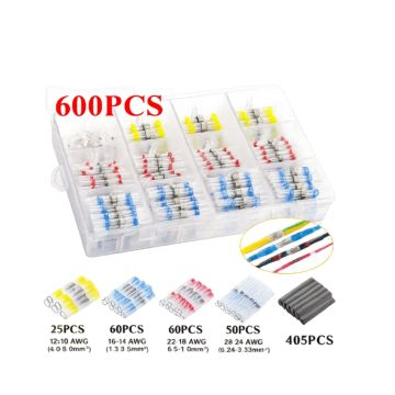 Термоусадочные трубки с припоем набор 600 предметов