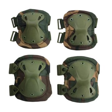 Комплект наколенники и подлокотники тактические, защитные ВИД1