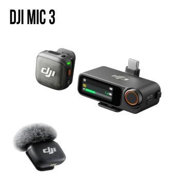 Микрофон беспроводной мини DJI Mic 3 (1 TX + 1 RX)