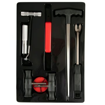 Набор для демонтажа вклееных авто стекол, 7 предметов