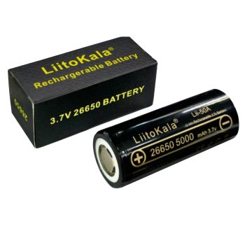 Аккумулятор Литий-ионный Litokala 3.7v 26650 battery