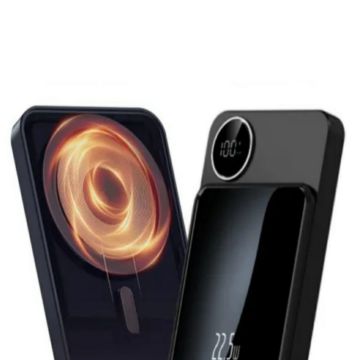 Внешний аккумулятор powerbank 5000mah беспроводная зарядка MagSafe