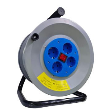 Удлинитель катушка, 4 розетки,50 метров, 16А