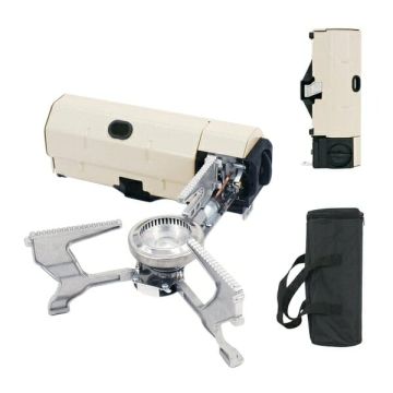 Газовая плита складная, туристическая, с пьезоподжигом, мощная 2600W