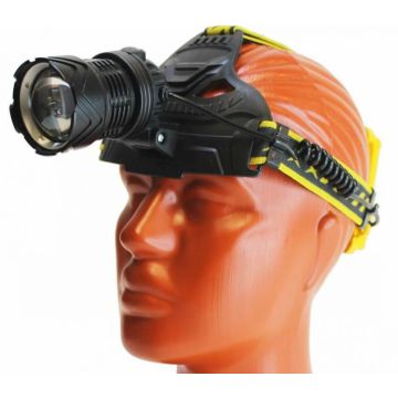 Налобный светодиодный фонарь W645, P50, 200W,аккумуляторный,мощный