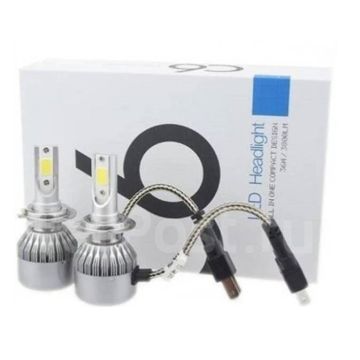 Яркие лампы, светодиодные, LED галоген, H11,С6,белый цвет