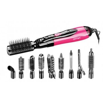 фен щетка для волос,стайлер,завивка,брашинг, 9 насадок Gemei GM-4835