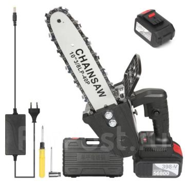 Мощная аккумуляторная цепная пила по дереву 10 дюймов,Mulinsen