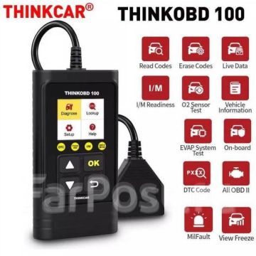 Диагностический автосканер сканер для автомобиля THINKOBD 100