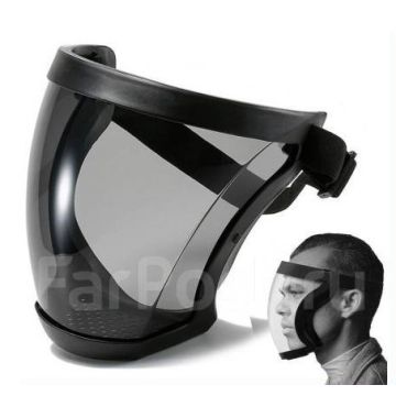 Защитная маска экран от пыли грязи,для лица многоразовая,строительная