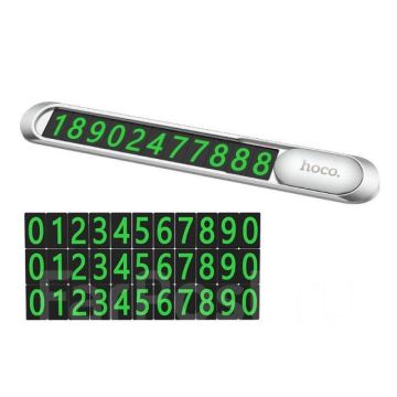 Парковочная визитка автовизитка, табличка с номером Hoco PH41