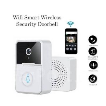 Умный дверной Wi-Fi видеозвонок звонок,видеоглазок,беспроводной X3