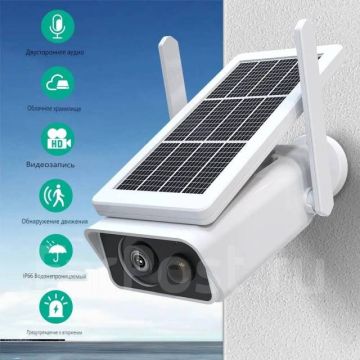 Уличная WIFI камера видеонаблюдения на солнечной батарее,8мп,XY-Q1